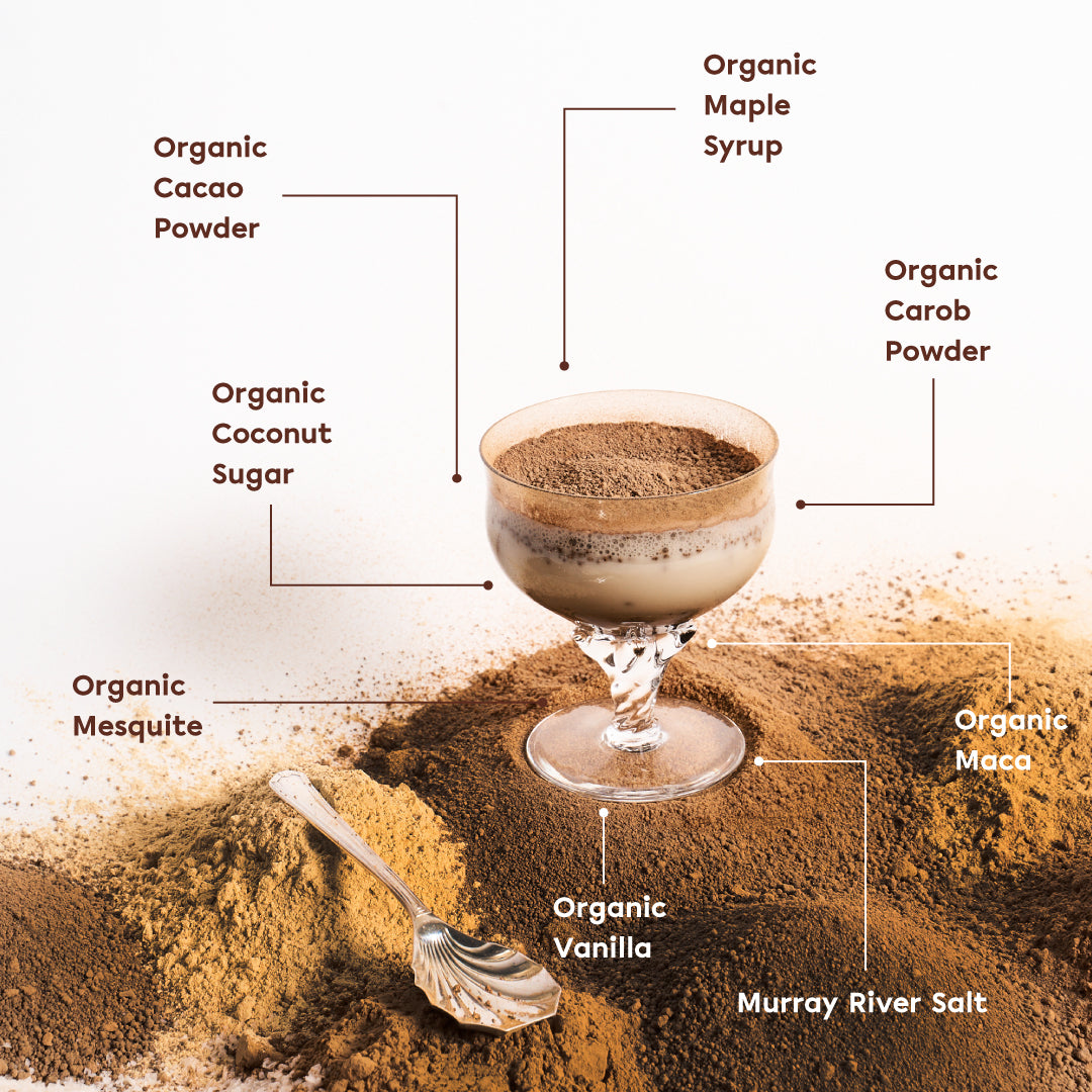 crum. | Crunchy Wholefood Drinking Chocolate | Byron Bay – Flora Foods